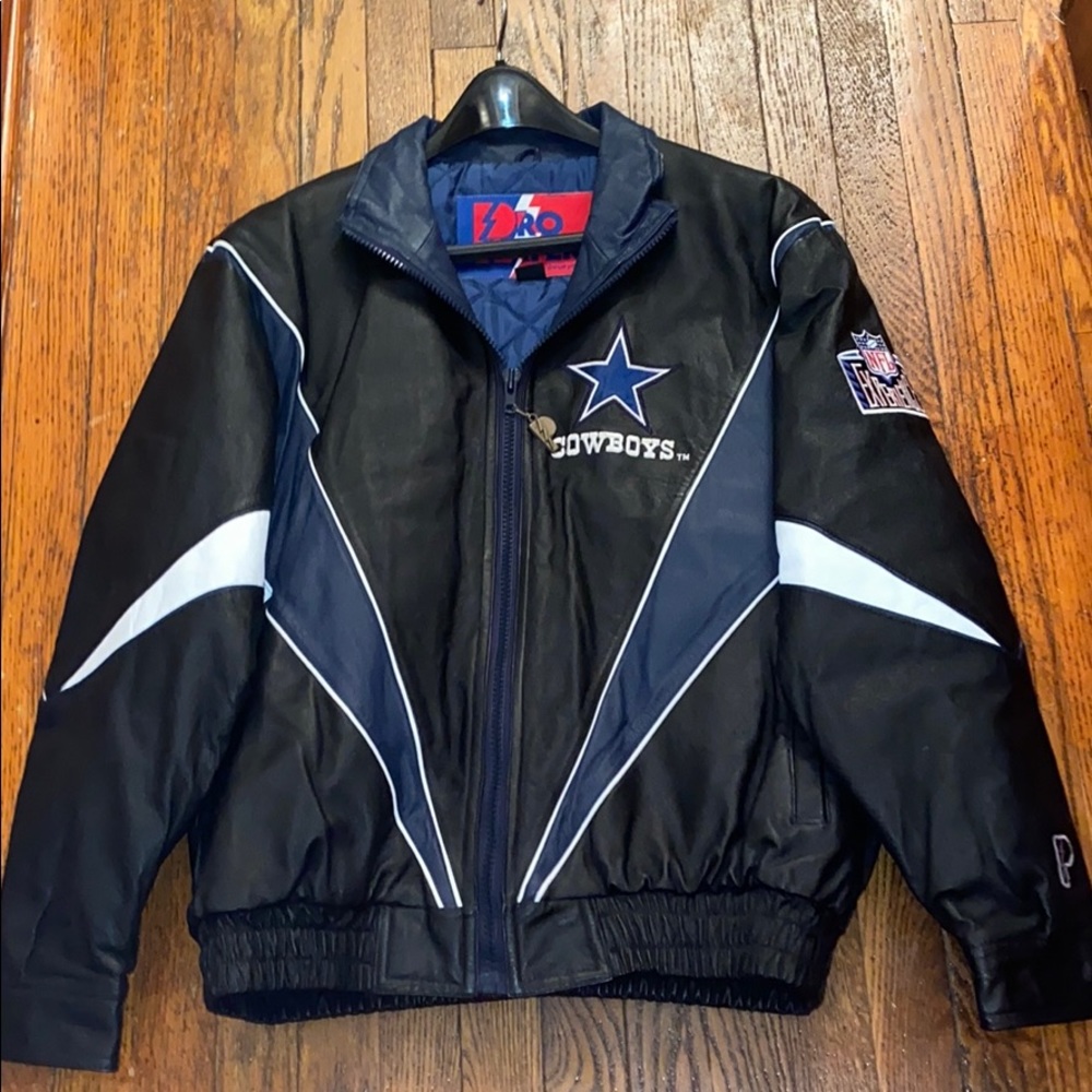 Vintage Pro Player Dallas Cowboys Leather Jacket